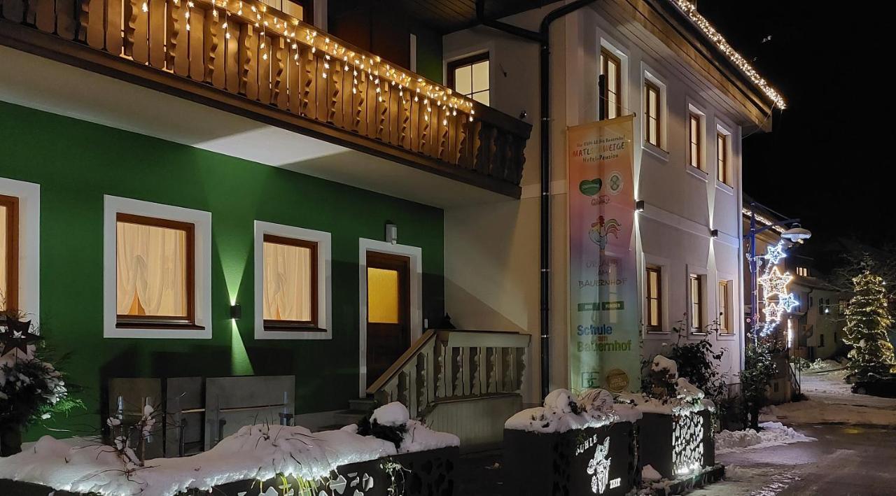 Bio-Bauernhof-Hotel Matlschweiger Lassing  외부 사진